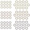 Idea-Ology Metal Jump Rings 8mm & 10mm 75/Pkg-Antique Nickel, Brass & Copper